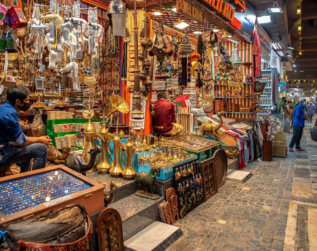Mutrah,Souq,,Muscat,oman,-,02-02-2021,:,Antique,Goods,Shop,In